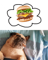burger sleeping GIF by Uber Eats