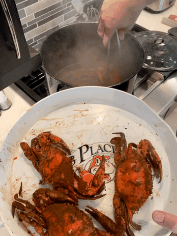 Blue Crab Cooking GIF by The Crab Place