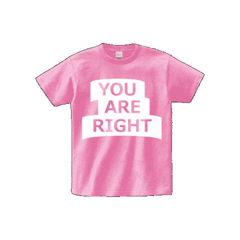 T-Shirt Logo Sticker by youareright.apparel