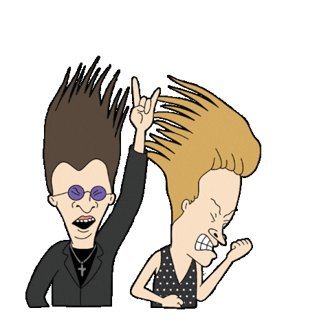 Rock Headbang Sticker