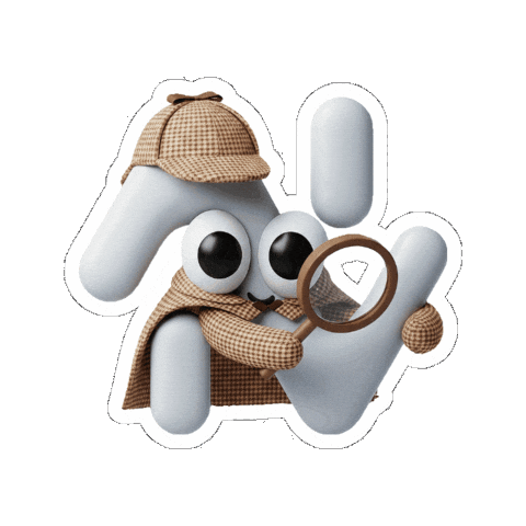 Happy Sherlock Holmes Sticker by Brifly