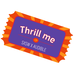 Fun Thrilling Sticker by Audible