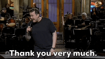 Thank You Very Much Snl GIF by Saturday Night Live
