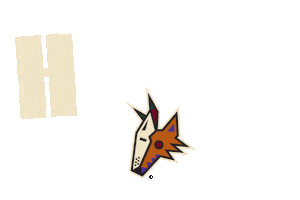 Howl Kachina Sticker by Arizona Coyotes