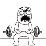 RAGEGUY Work Out Fitness GIF GIF