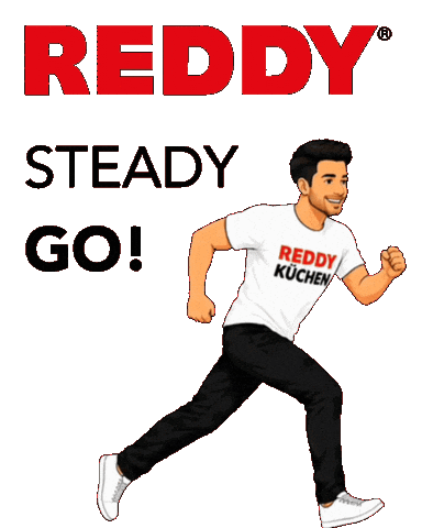 Run Go Sticker by Reddy Kuechen