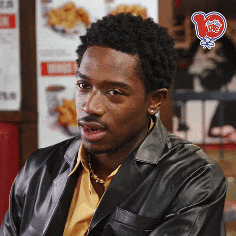 Damson Idris Smirk GIF by Chicken Shop Date