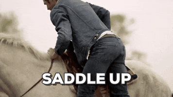 Cowboy Saddle Up GIF by Clare Dunn