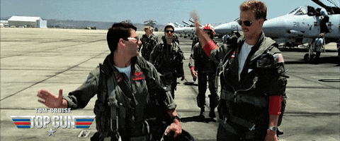 High Five Tom Cruise GIF by Top Gun