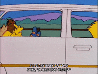 Driving Bart Simpson Gif Find Share On Giphy