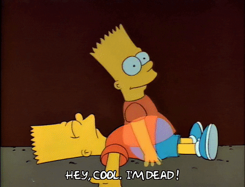 Dead Bart Simpson GIF - Find & Share on GIPHY