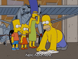 homer simpson embarassed GIF