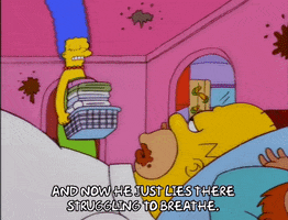 Sleepy Homer Simpson Gif
