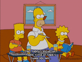 bored homer simpson GIF