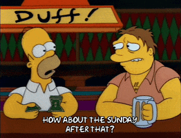Season 3 Drinking GIF by The Simpsons