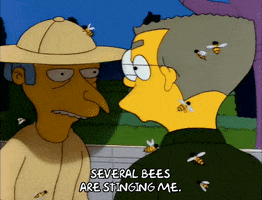 Stinging Episode 11 GIF by The Simpsons
