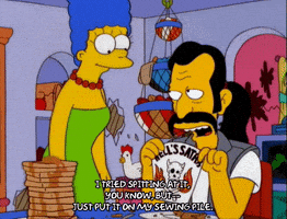 amused marge simpson GIF