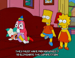 bart simpson kill GIF