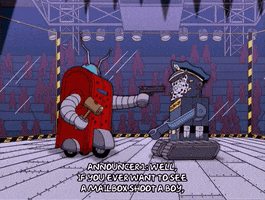 episode 9 robot fight GIF