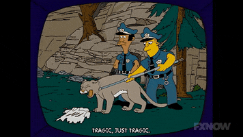 the simpsons officer lou GIF