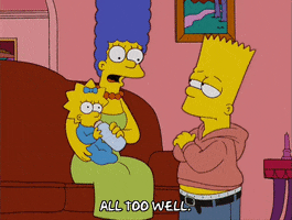 bart simpson couch GIF
