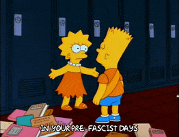 Walk Away Season 3 GIF by The Simpsons