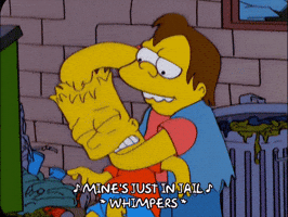 bart simpson bullying GIF