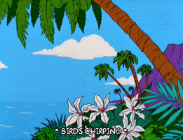 Season 11 Beach GIF by The Simpsons