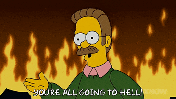 Episode 5 Burn In Hell GIF by The Simpsons