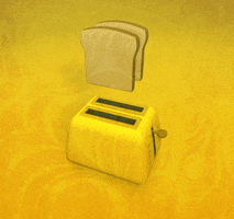 bread toast GIF by April Faison