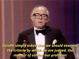 Richard Attenborough Oscars GIF by The Academy Awards