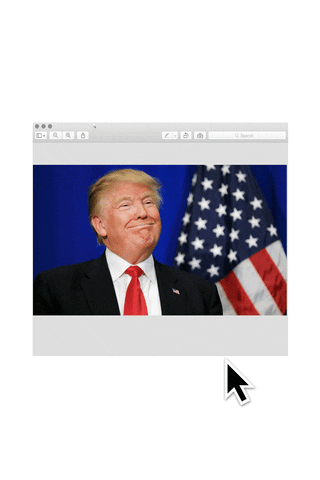 Trump Zip GIF by JOHN.