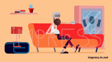 impress animation gif coffee man GIF