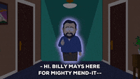 YARN, - hi. billy mays here for mighty mend-it--, South Park (1997) -  S13E08 Comedy, Video gifs by quotes, 30d04617