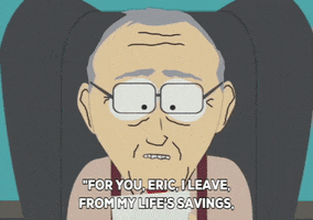 talking larry king GIF by South Park 