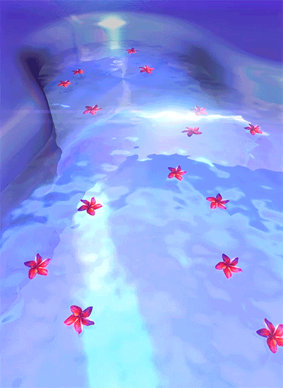 Water Flowers Chill Bath Zen Serenity Chilling Bathtub Petals Relaxation Jacuzzi Chill Zone Thalasso Gif For Fun Businesses In Usa