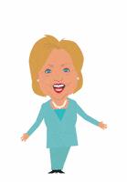 Hillary Clinton Cartoon GIF by Wave.video