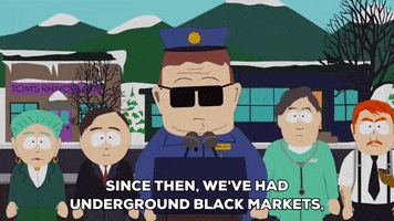 black market police GIF by South Park 