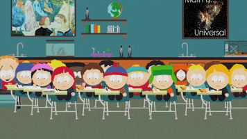eric cartman writing GIF by South Park 