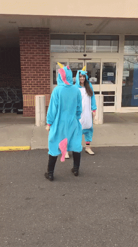 dancing unicorn