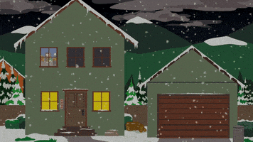 snow night GIF by South Park 