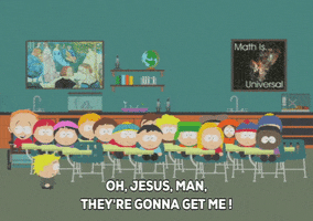 nervous classroom GIF by South Park 