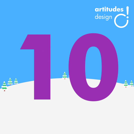 day 10 snowball GIF by Artitudes Design