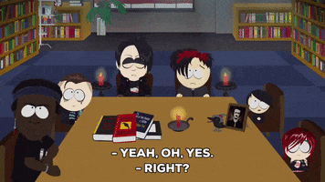 books chair GIF by South Park 