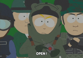 army pushing GIF by South Park 