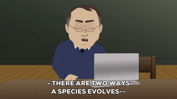 evolution lecture GIF by South Park 