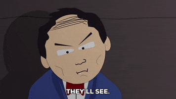 plotting chinese food GIF by South Park 