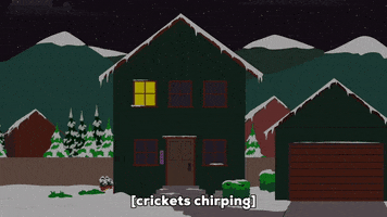night chirping GIF by South Park 