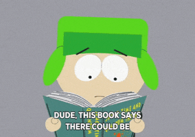 kyle broflovski book GIF by South Park 