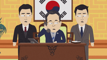 president korea GIF by South Park 